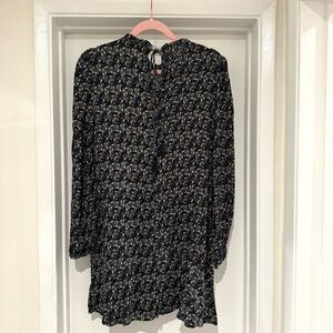 NWOT ZARA Trafaluc - Boho Floral Shift Print Long Sleeve Dress
